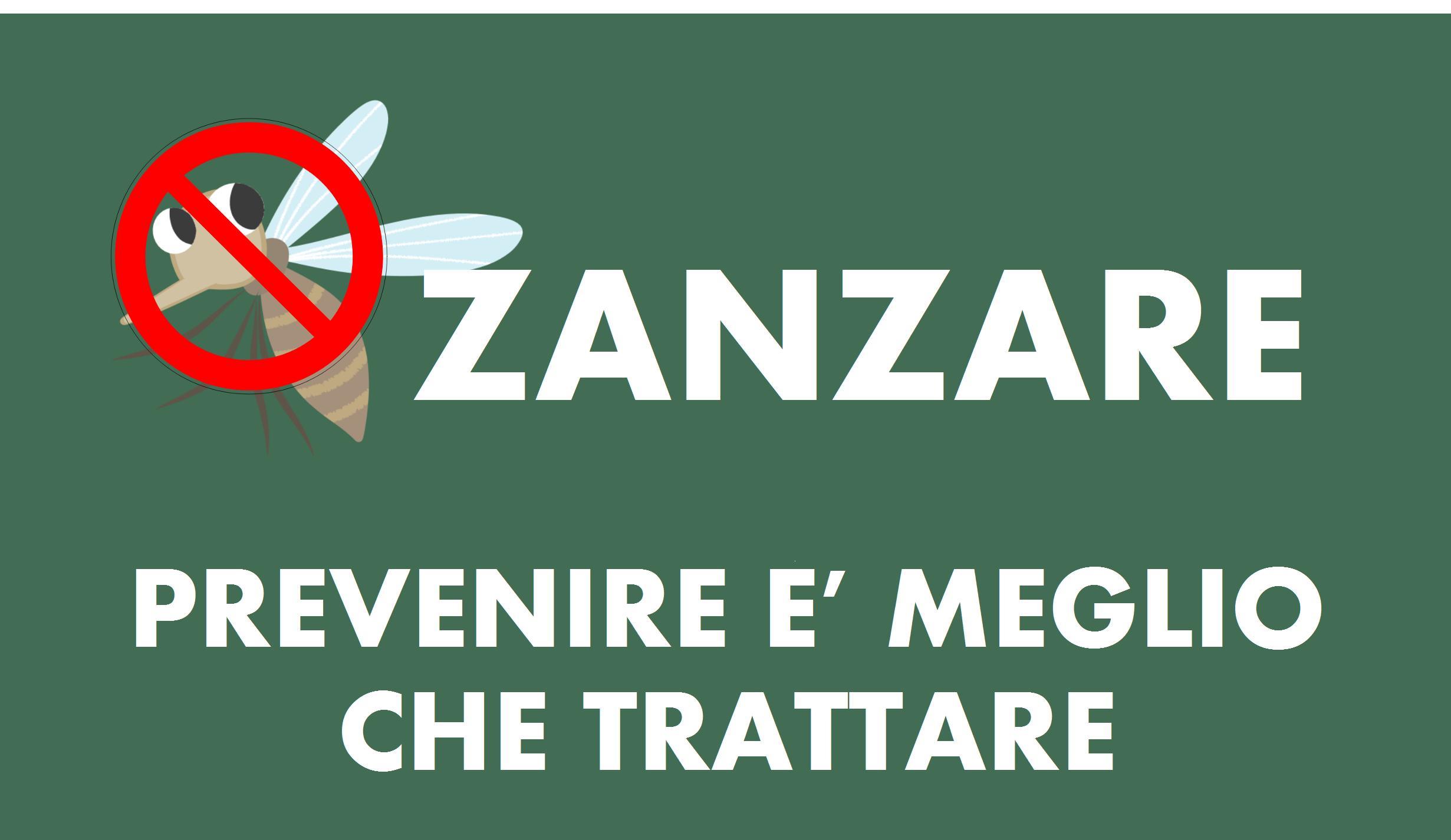 Manifesto zanzare miniatura